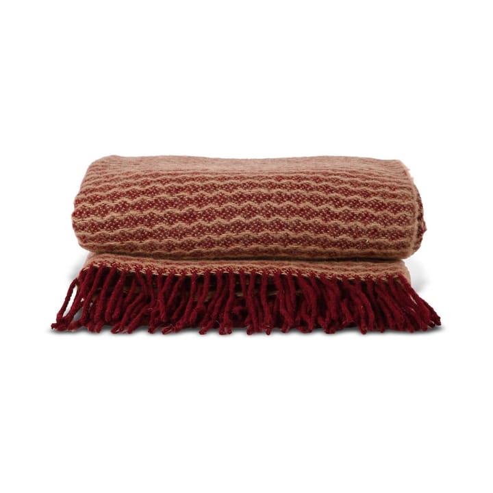 Coperta Ulli 130x170 cm - Rosso vino - Sagaform