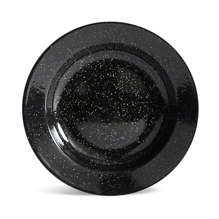 Piatto smaltato Doris Ø 20 cm - Nero - Sagaform