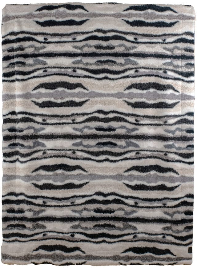 Plaid Alba 130x170 cm - Grigio-nero-bianco - Sagaform