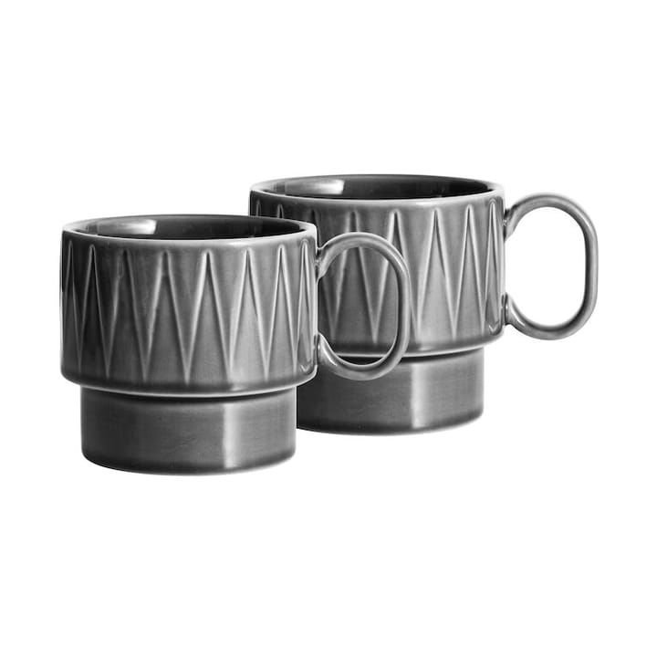 Tazza da tè Coffee & More set da 2 pezzi - Grigio - Sagaform