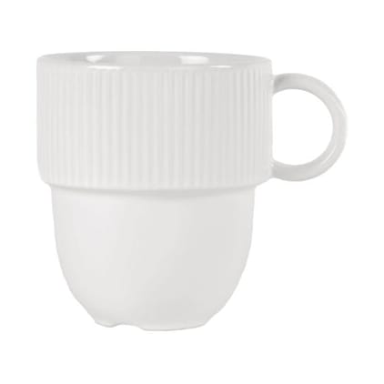 Tazza Inka con manico 27 cl - Bianco - Sagaform