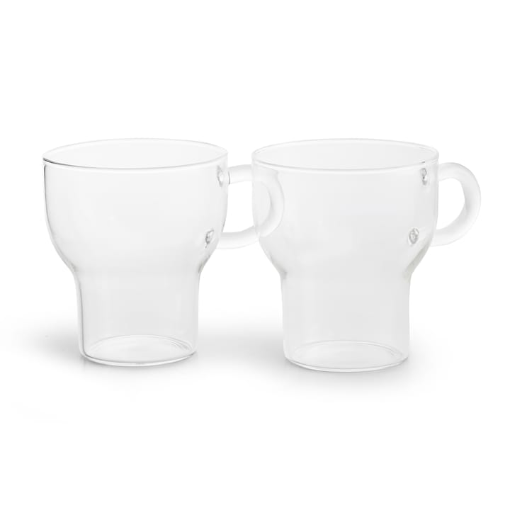 Tazza vetro Sagaform 25 cl confezione da 2 - trasparente - Sagaform