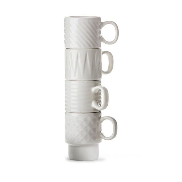 Tazzina da espresso Coffee & More confezione da 4, Bianco Sagaform