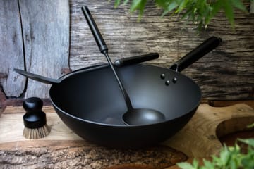 Set wok Satake in acciaio al carbonio - 57 cm - Satake