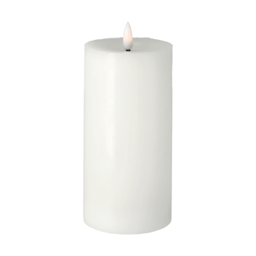 Candelotto Bright Melt LED 17,5 cm - Bianco - Scandi Essentials