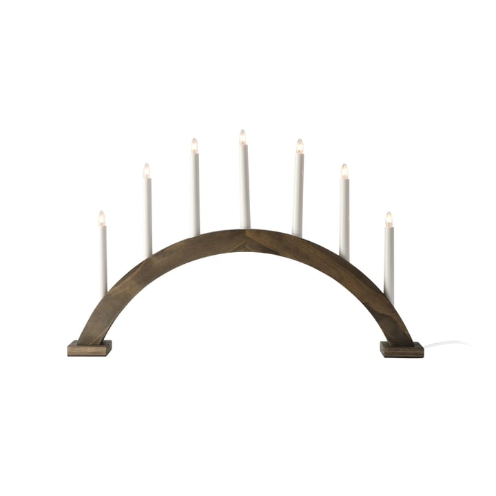 Arco per candele dell'Avvento Sky 41 cm, Dark oil Scandi Living