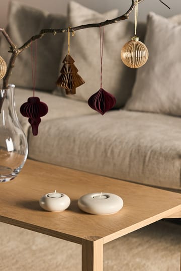 Decorazione per albero di Natale Onion, confezione da 4 - Rosso - Scandi Living