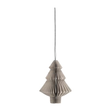 Decorazione per albero di Natale Tree, confezione da 4 - Beige - Scandi Living