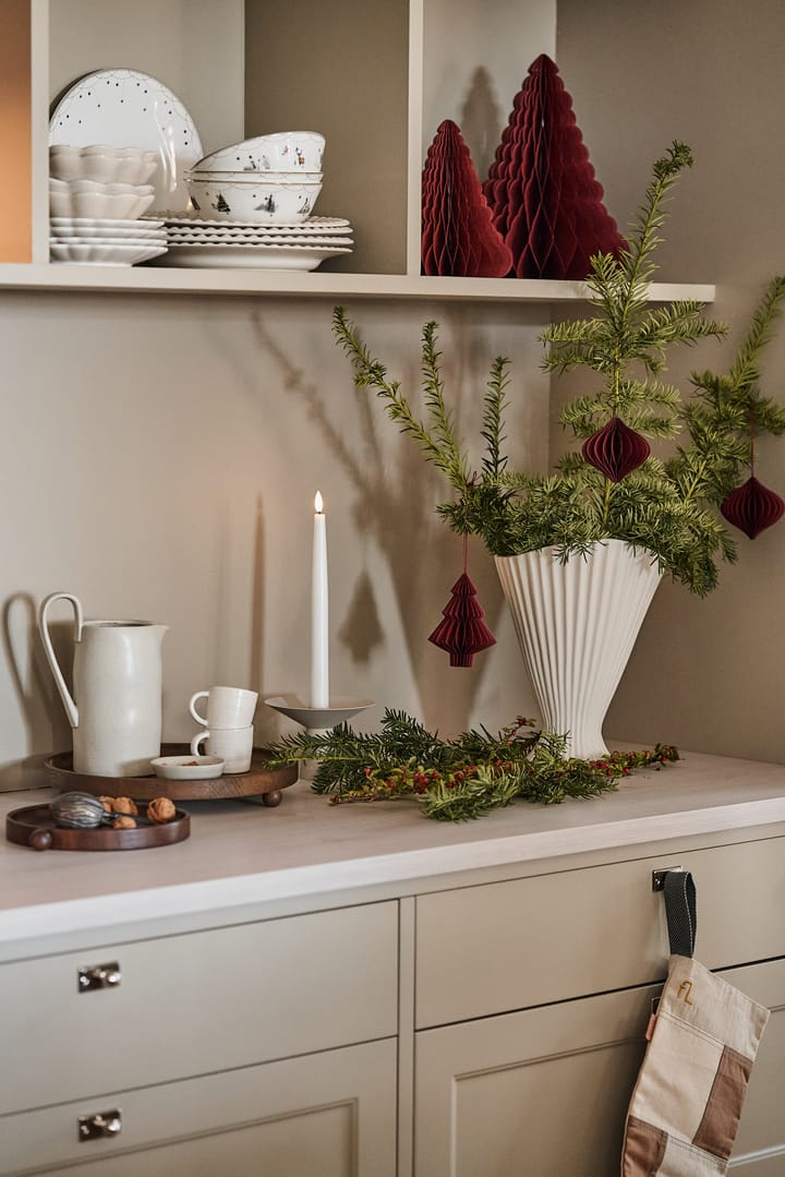 Decorazione per albero di Natale Tree, confezione da 4 - Rosso - Scandi Living