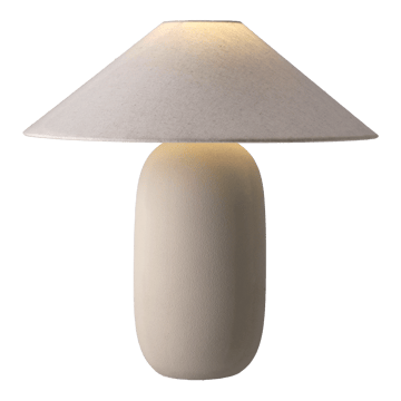 Lampada da tavolo Boulder 48 cm beige-nature - Piedistallo per lampada - Scandi Living