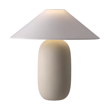 Lampada da tavolo Boulder 48 cm beige-white - Piedistallo per lampada - Scandi Living