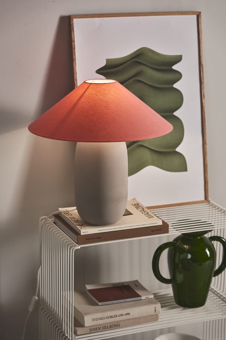 Lampada da tavolo Boulder 48 cm grey-peach Scandi Living