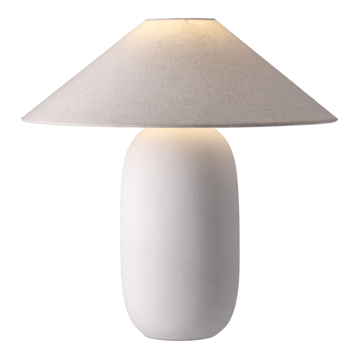 Lampada da tavolo Boulder 48 cm white-nature, Piedistallo per lampada Scandi Living