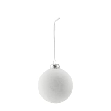 Pallina di Natale Snowing, confezione da 6 - Bianco - Scandi Living