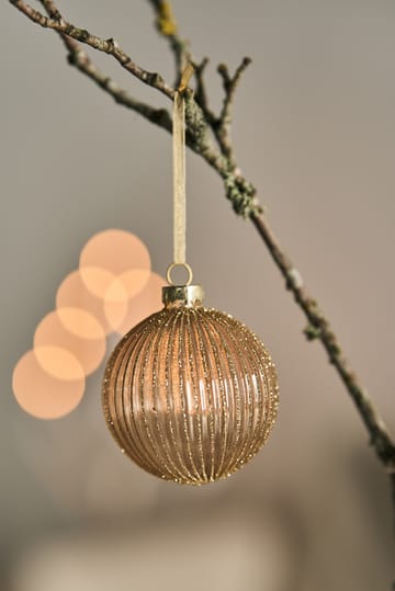 Palline di Natale Holiday baubles, confezione da 6 - Dorato - Scandi Living