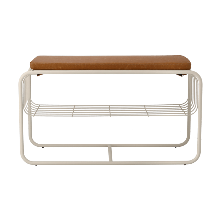 Panca/scaffale per scarpe Nod 80x36c42 cm, Beige Scandi Living