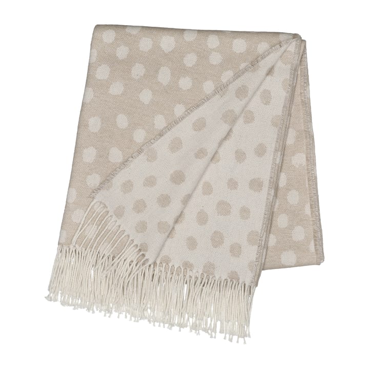 Plaid in cotone Droplets 130x185 cm - Beige - Scandi Living