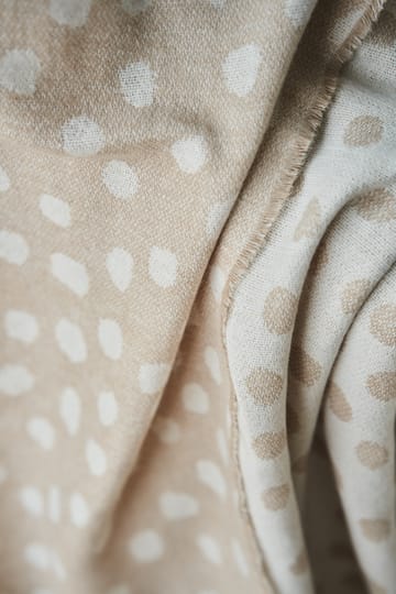 Plaid in cotone Droplets 130x185 cm - Beige - Scandi Living