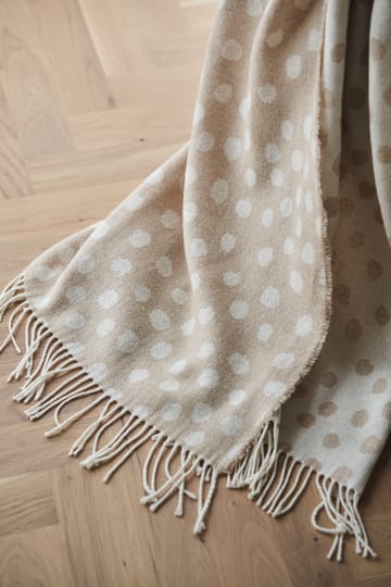 Plaid in cotone Droplets 130x185 cm - Beige - Scandi Living