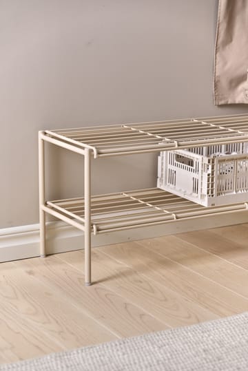 Scaffale per scarpe Nod 80x30x37 cm - Beige - Scandi Living