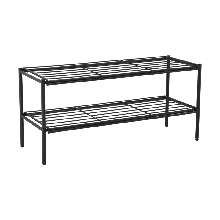 Scaffale per scarpe Nod 80x30x37 cm - Nero - Scandi Living