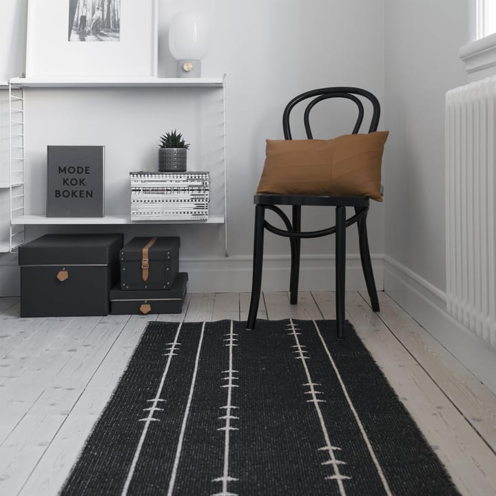 Tappeto Fir nude-nero, 70x150 cm Scandi Living