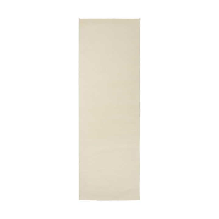 Tappeto in lana Balance bianco naturale, 80x240 cm Scandi Living