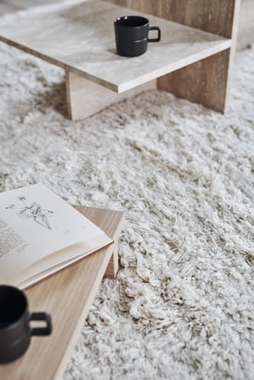 Tappeto in lana Cozy natural white - 200x300 cm - Scandi Living