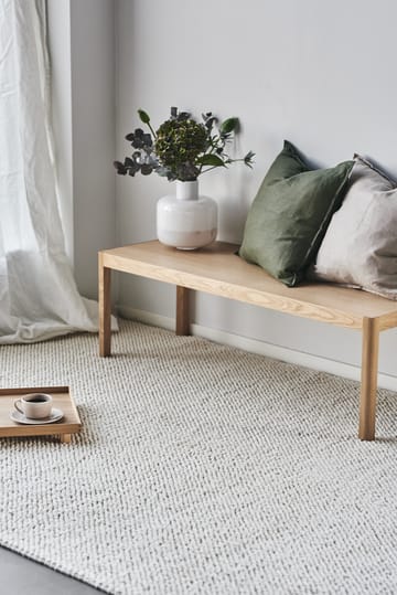 Tappeto in lana Flock natural white - 170x240 cm - Scandi Living