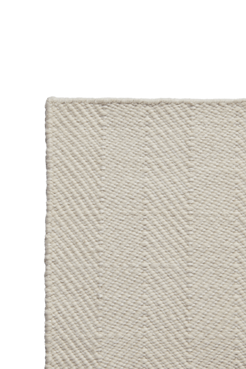 Tappeto in lana Furrow bianco naturale - 170x240 cm - Scandi Living