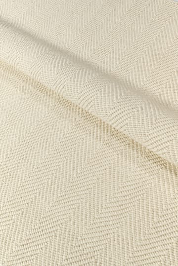 Tappeto in lana Furrow bianco naturale - 80x240 cm - Scandi Living