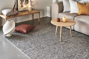 Tappeto in lana intrecciata grigio naturale - 170x240 cm - Scandi Living