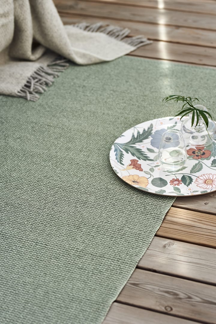 Tappeto in plastica Mellow verde, 150x200 cm Scandi Living