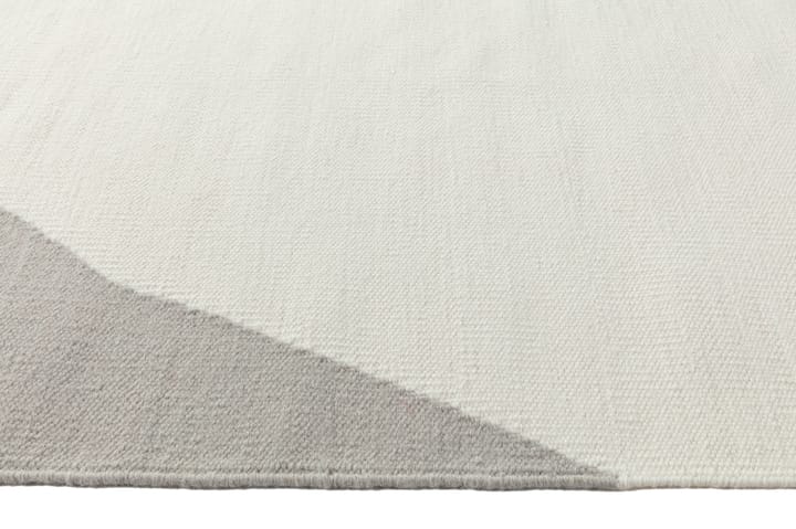 Tappeto kelim Flow bianco-grigio, 170x240 cm Scandi Living