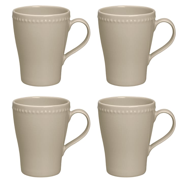 Tazza Dots 35 cl confezione da 4 - Beige - Scandi Living