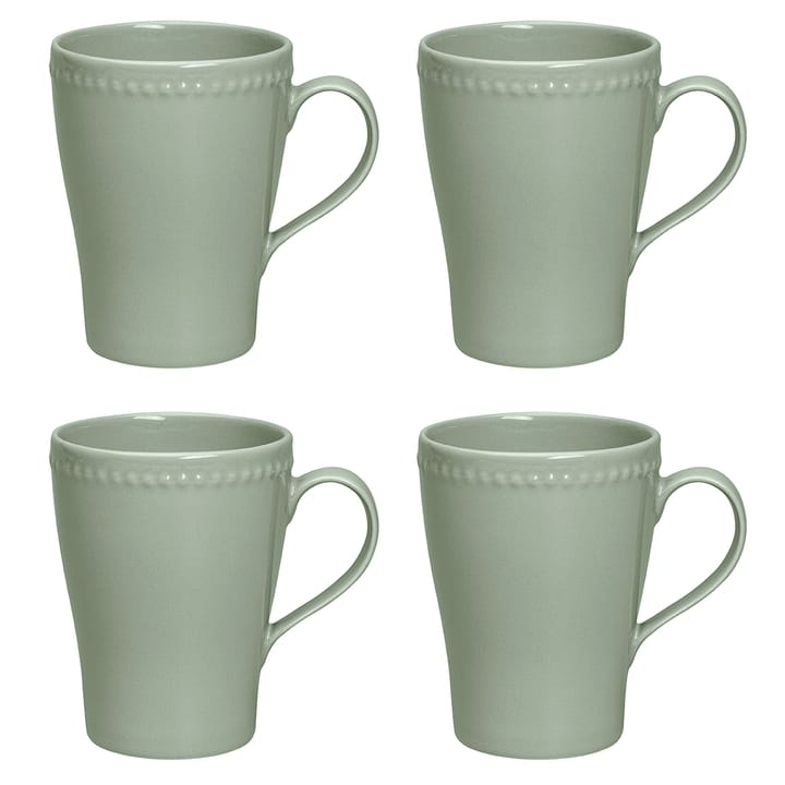 Tazza Dots 35 cl confezione da 4 - Verde - Scandi Living