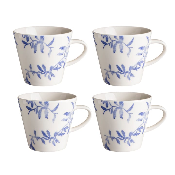 Tazza Havspil 30 cl confezione da 4 - blu-bianco - Scandi Living