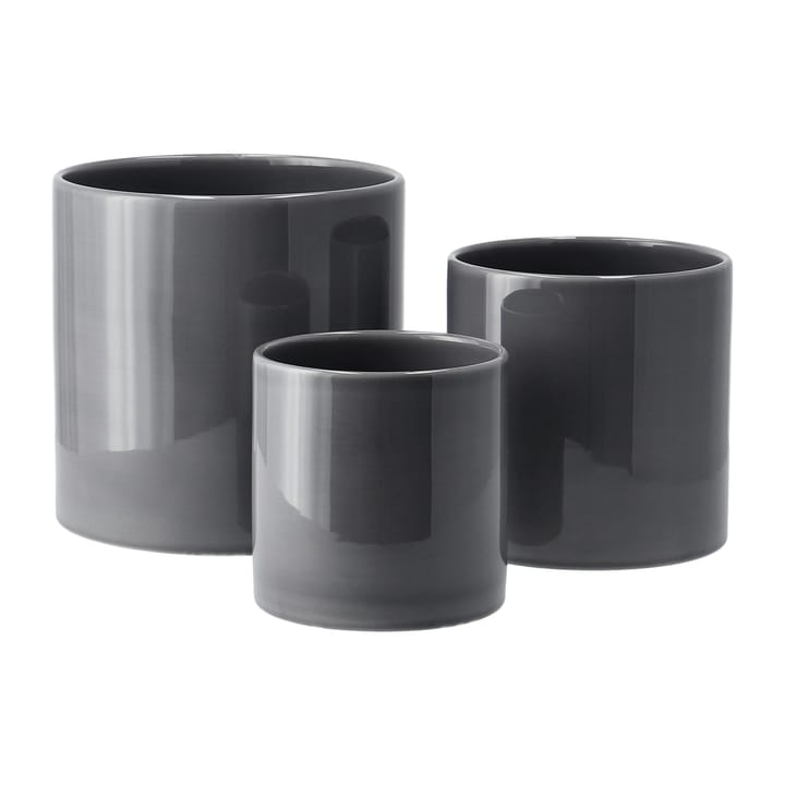 Vaso Sleek Ø 19 cm - Charcoal - Scandi Living