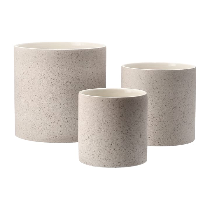 Vaso Speckled Ø 12 cm - Beige - Scandi Living