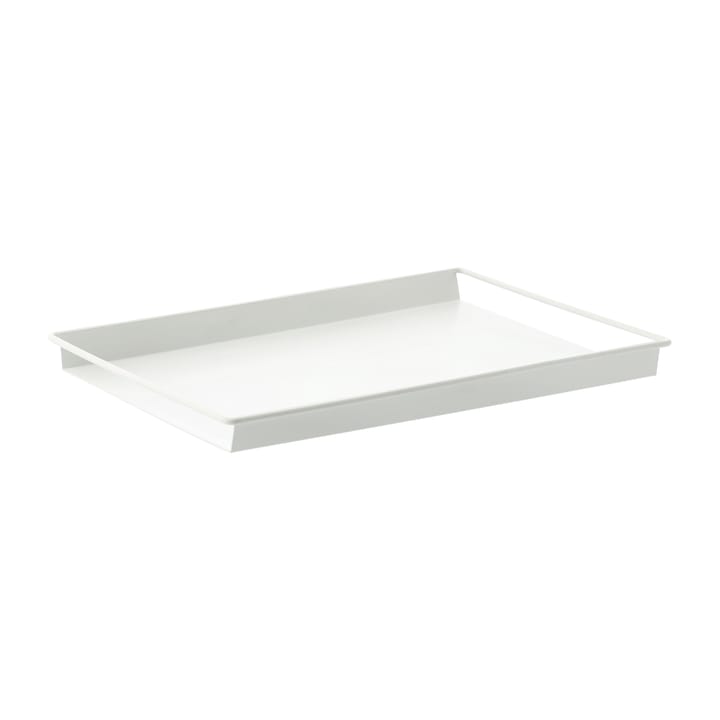 Vassoio con accessori Draw 22x32 cm, Bianco Scandi Living