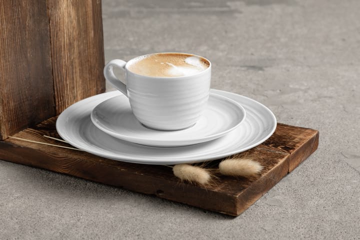 Piattino da caffè Terra, Ø 12 cm, confezione da 6, Bianco Seltmann Weiden