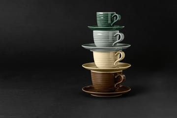 Piattino da caffè Terra, Ø 16,1 cm, confezione da 6 - Grigio perla - Seltmann Weiden