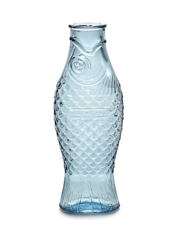 Bottiglia in vetro Fish & Fish 85 cl - Azzurro - Serax