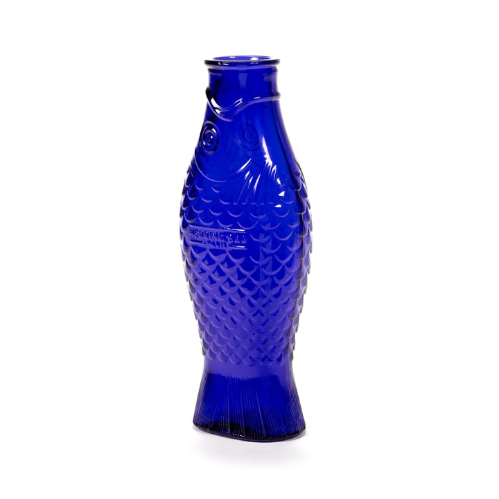 Bottiglia in vetro Fish & Fish 85 cl - Cobalt blue - Serax