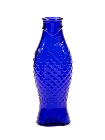 Bottiglia in vetro Fish & Fish 85 cl - Cobalt blue - Serax