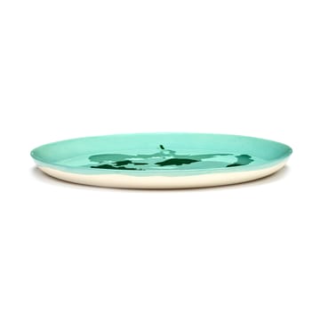 Piatto Ottolenghi Feast L Ø26,5 cm confezione da 2 - Azure-pepper green - Serax