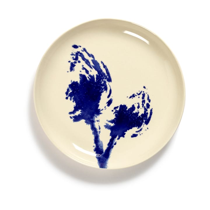 Piatto Ottolenghi Feast S Ø19 cm confezione da 2 - White-artichoke blue - Serax