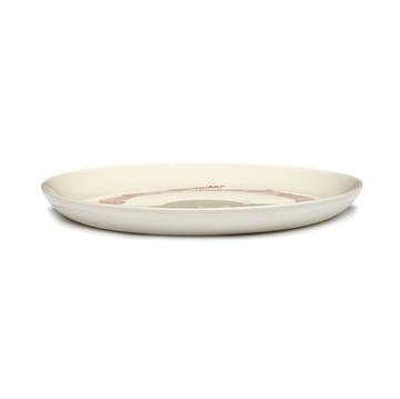 Piatto Ottolenghi Feast S Ø19 cm confezione da 2 - White stripes-red - Serax