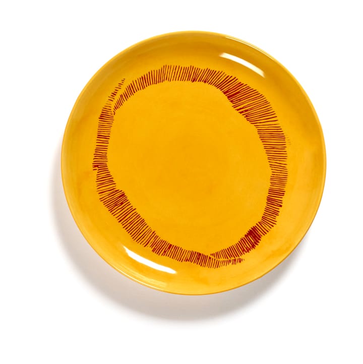 Piatto Ottolenghi Feast S Ø19 cm confezione da 2 - Yellow stripes-red - Serax