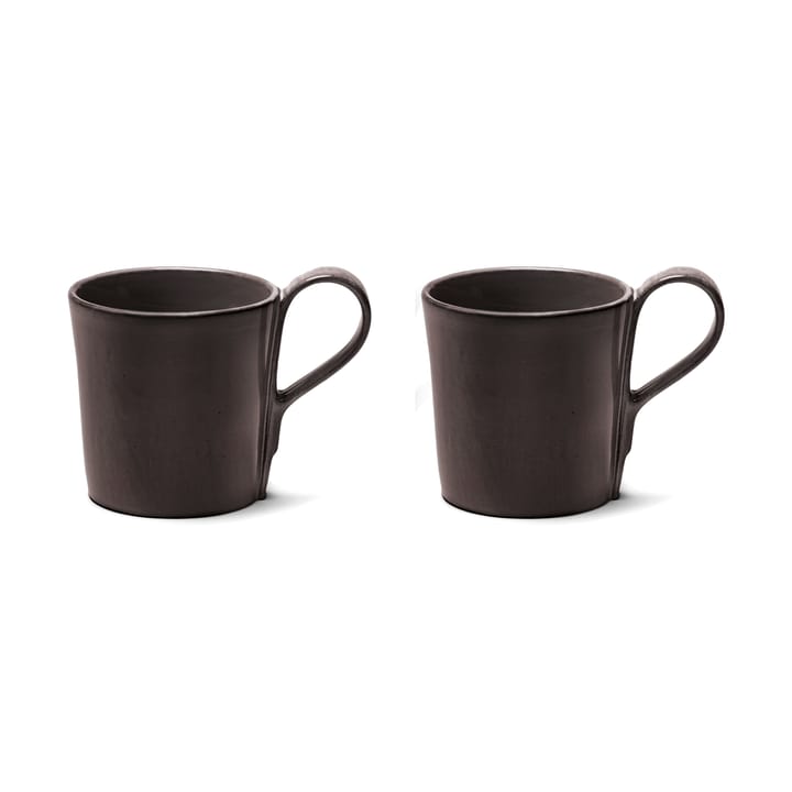 Tazza da caffè La Mère 13 cl, confezione da 2, Marrone scuro Serax